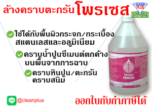 น้ำยาขจัดคราบตะกรัน โพรเซส ขจัดคราบ ตะกรัน น้ำยา ขนาด 3.8 ลิตร