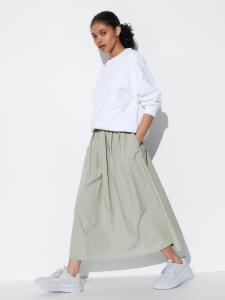 [Auth UniqIo] Chân Váy Dài Phồng Midi Nữ - Tag nhật - Voluminous Long Skirt
