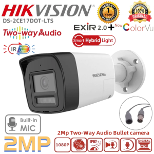 (New) HIKVISION 2MP Smart Hybrid Light Two Way Audio Bullet Analog CCTV Camera Speaker CCTV Camera