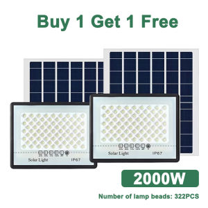 ✨READY STOCK✨Solar Outdoor Light High-Power Solar Street Light LED Lampu Solar Luar Rumah Automatik IP67 Waterproof Solar Spotlight Flood Light Lampu Solar Light Lampu jalan solar