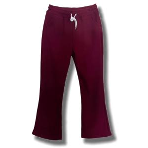 Ginza6 Stretchable Flare Pants Casual High Waist Thick Fabric for women 9160#