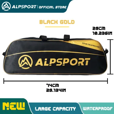 Alp Túi Cầu Lông Chuyên Nghiệp sức chứa lớn thời trang Lưu Trữ Vai Thể Thao Túi đeo chéo Alpsport HJ-366