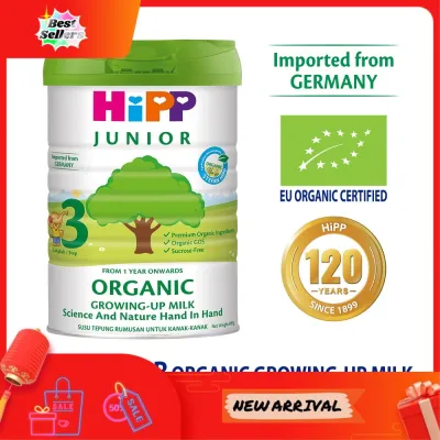 ⭐READY STOCK⭐ ✸HiPP JUNIOR Organic Growing-up Milk Step 3 (800g) (From One Year Onwards)✸