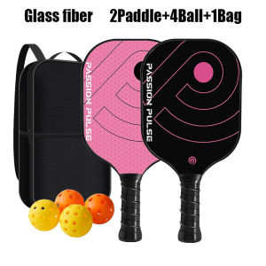 Pickleball Paddles Fiberglass Surface Pickleball Set Pickleball Rackets PickleBall for Men Women Outdoor Game