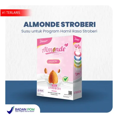 (BPOM) YUMMYS ALMONDE PREMIUM ALMOND untuk ibu hamil & Program Hamil / Almonde Susu Ibu Hamil / Almonde Susu Promil