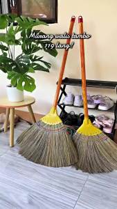 【Buy 1 Take 1】Durable Broom Walis Tambo 8 Nails Natural Material Handmade Household Cleaning Sweeper