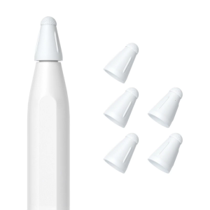 5Pcs chống mòn Silicone Đầu sợi Bìa Bút Chì Nib Bảo Vệ Cho Bút Chì 1/2/3 Vẽ Không Ồn Ào màn hình cảm ứng