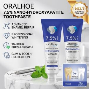 7.5% Nano-Hydroxyapatite Restorative Toothpaste Whitening And Staining Removal Protective Glaze Home Families Oral Health Care