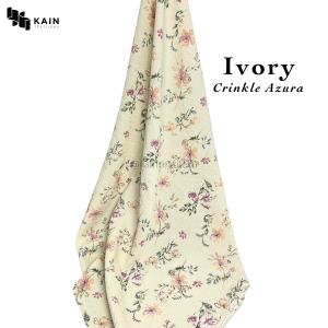 05 meter Bahan Kain Crinkle Cringkel Kringkle Motif Azura