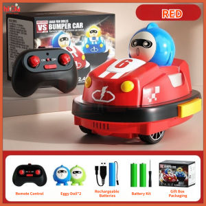 [SG Seller]2024 New Style Remote Control Bumper Car Birthday Gift for Boy Eight-Wheel Four-Wheel Drive Robot remote control ejection bumper car