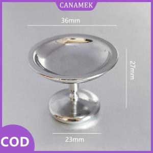 CANAMEK✨ 1 cái mini Kim Loại trái cây Snack khay mô hình Dollhouse thu nhỏ bánh Dim Sum khay DIY trang trí nhà búp bê phụ kiện