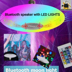(BIGLITE) Multi-Functions LED Music Ceiling Lamp Chandelier with Bluetooth Speaker 48W