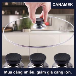 【CANAMEK】 1 3pcs Pan nồi nắp xử lý phổ bộ phận đồ nấu nướng Pan tay Grip Bìa thay thế nắp nồi nắp núm xử lý phụ kiện nhà bếp