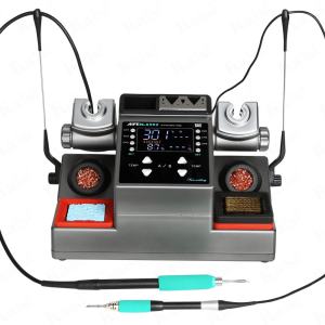 Trạm Hàn Thiết AiFen A902 CS350W Kèm 2 Tay C210 Song Song và 6 Mũi Hàn ( Cong Nhọn và Cắt )