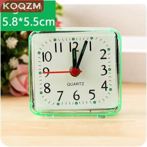 [COD] KOQZM KITCHEN Cute Student Alarm Clock Analog Alarm Clock Square Bedside Compact Clock Desktop Decor Clock Student Bedroom Electronic Alarm Clock