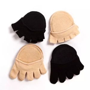 IVSHOP - Sepasang Pelindung Kaki Bagian Depan Kaos Kaki Open Toe Cocok Untuk Yoga Kaos Kaki Pelindung Jari Anti Lecet Bahan Lembut Untuk Pria Dan Wanita