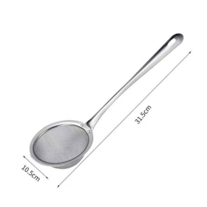 Mesh Handle Strainer Filter Scoop Colander Spoon Stainless