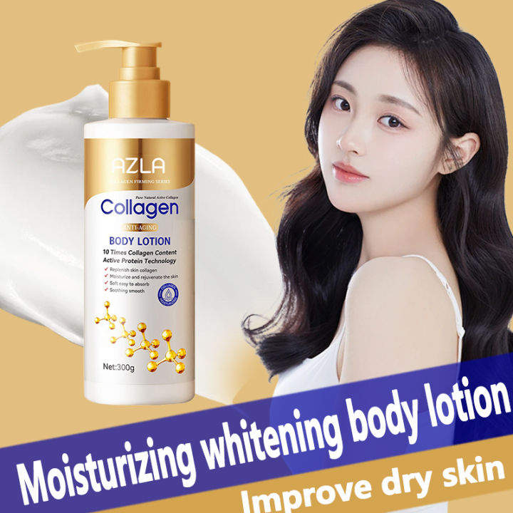 AZLA Effective Whitening Collagen Body Lotion Hydrating Anti Aging ...