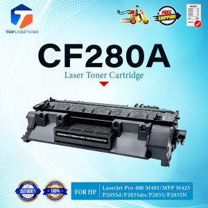 TOP TONER LASER หมึกเทียบเท่า CF-280A 280A 280 CF280A 80A 80 CF280 FOR HP LaserJet Pro 400 Printer M401d/ M401dn/ M425