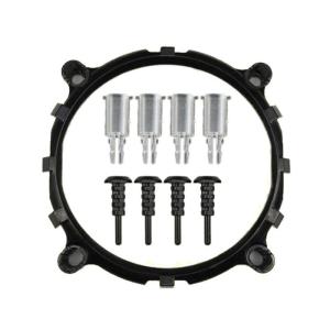 Retention Bracket CoolersMounting Bracket Kit CPU Fan Bracket Heatsink Radiator Mount Back Plate for LGA775/1150/1155