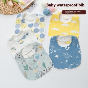 Mẫu dễ thương Yếm trẻ em Yếm không thấm nước trẻ em bông nguyên chất