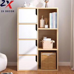 Tủ đựng đồ đa năng kết hợp kệ để đồ có thể sử dụng để làm giá sách đựng quần áo decor trang trí nhà 2X Decor- 2X103