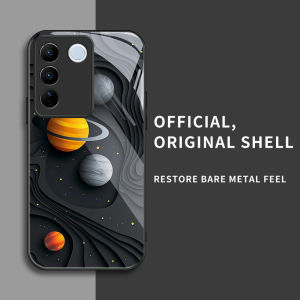 สำหรับ Vivo S16&Vivo S16 Pro&Vivo V27&Vivo V27 Pro เคสศัพท์กันตก ดาวเคราะห์สุดเก๋ บุคลิกภาพทันสมัย