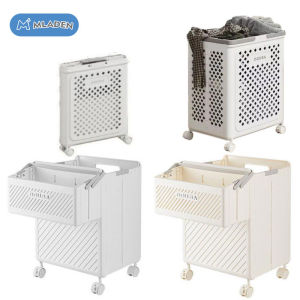 MLADEN Foldable Large Capacity Laundry Basket Dirty Clothes Storage Multi-Functional Space Saving