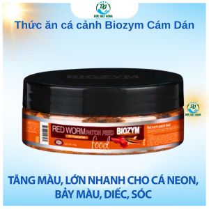 Cám dán bể cao cấp Biozym hộp 110g(khoảng 200 viên)- Viên Thức ăn dán bể chuyên dụng cho cá cảnh