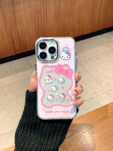 Sanrio 1pc Newly Designed Cute KT Cat Phone Case Made Of High-Quality Materials Anti-Scratch & Anti-Drop Soft Touch Finish Compatible With IPhone 11 12 13 14 15 16 Pro Pro Max Plus XR XS Max