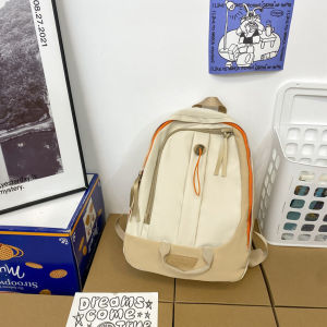 กระเป๋านักเรียน/นักศึกษา ใส่หนังสือ ใส่เครื่องเขียน กระเป๋าพกพา ขนาด 43 x 17 x 33 cm เป้ใส่ของ กระเป๋าาสะพายหลัง เหมาะสำหรับผู้ชายเเละผู้หญิง