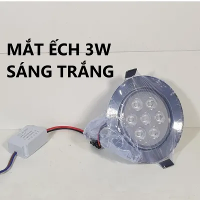 Đèn LED Âm Trần 3W Mắt Ếch 65mm Tiết Kiệm Năng Lượng