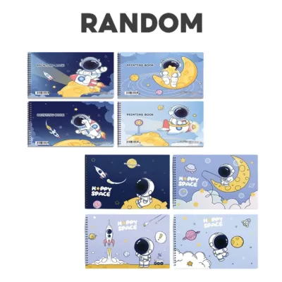 Gratis Semua - Gambar Anak Lucu / Buku Menggambar Painting Book Kids / Sketch Book Motif Karakter / Buku Gambar Anak Balita
