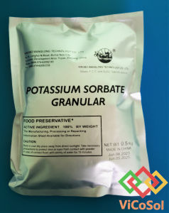 Phụ gia bảo quản - Kali Sorbate - Bao 500g