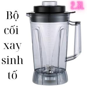 Bộ cối máy xay sinh tố công nghiệp dung tích 2.5 lít ly nhựa pc chịu nhiệt lực đa chức năng xay hàng nhập khẩu chính hãng giá tốt