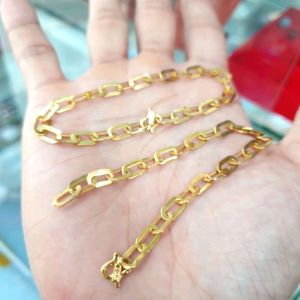 Ký Hiệu Không Phai Màu Lắc Tay Xích Nhỏ Đơn Giản Vàng Von Không Phai Màu- Dùng thoải mái mồ hôi muối