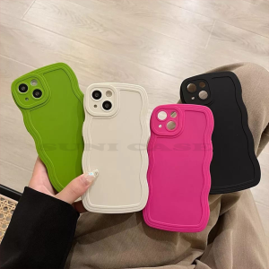 Softcase Gelombang For iPhone 14 PRO MAX 14PRO 14 13 PRO MAX 13PRO 13 12 PRO MAX 12PRO 12 11 PRO MAX 11PRO 11 XSMAX XR X XS 7 7+ 8 8+ SE2020 CASING PONSEL