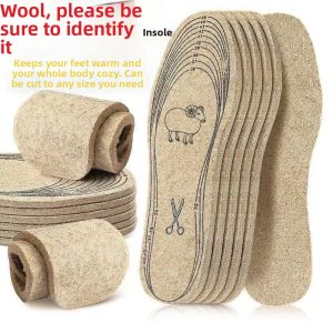 GAOSU Vải nỉ nhung Miếng lót giày bằng vải nỉ len dùng cho mùa đông. Khả năng thấm hút mồ hôi. Miếng lót giày Miếng lót giày cho nam và nữ. Thoáng khí Cắt tỉa miễn phí Miếng lót giày giảm xóc Chăm sóc bàn chân