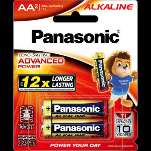 Vỉ 2 viên pin tiểu Panasonic AA 1.5V Advanced Power chính hãng