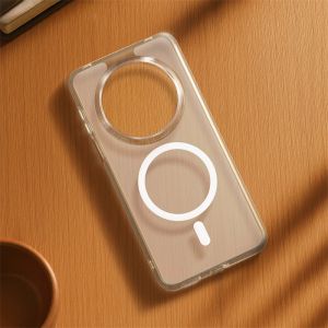 Case For Huawei Mate 60 Pro 70 Mate70 Pro+ For Matte AG Transparent Hard Back Cover Bumper Metal Button Shell