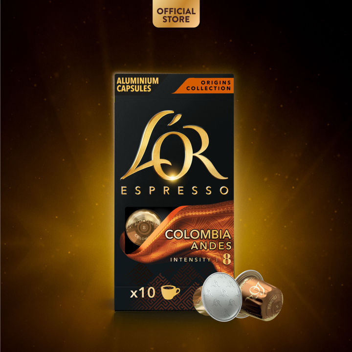 L'OR Espresso Colombia Intensity Coffee Capsules- Compatible