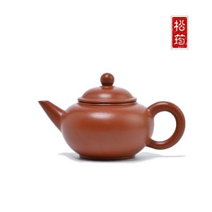 原矿朱泥纯手工水平100ML小品光素自用宜兴紫砂壶功夫泡茶壶茶具