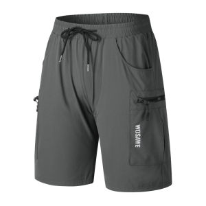 WOSAWE Men Women Cycling Shorts Breathable Waterproof Downhill MTB Sports Short Pant No Pad