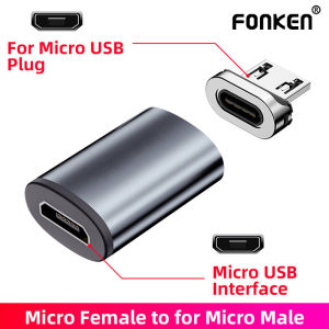 Fonken Magnetic Cable Plug Tip Usb Cable Connector Type C Magnetic Charge Adapter Micro Usb Magnet Cable Converter Charger