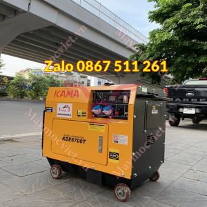 Máy phát điện kama 5kw chạy dầu tại Phú Thọ