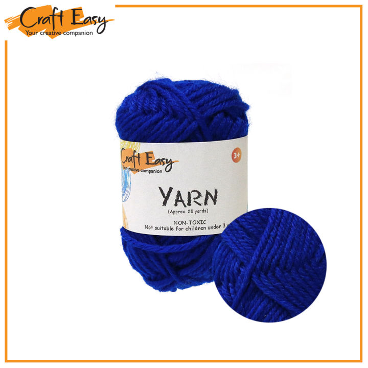 Craft Easy Yarn Dark Roll (Blue) 25 yards