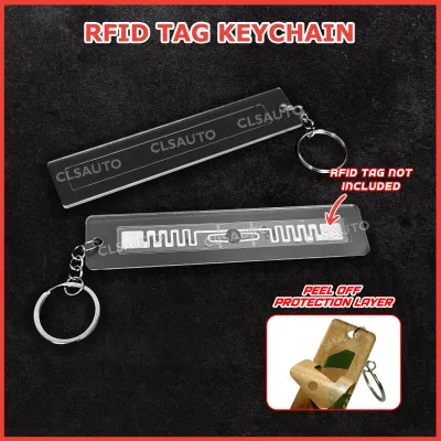 Universal Car RFID Holder for Condo Office Access Tag Double Layer Transparent Clear (RFID Tag Not Included)
