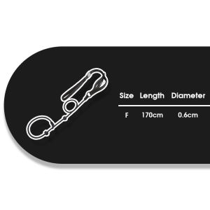 Hamshmoc chống kéo chó Dây Xích leo cấp dây an toàn kép hạt Nhẫn hợp kim ngăn chặn nghẹt thở cho tất cả các các giống chó
