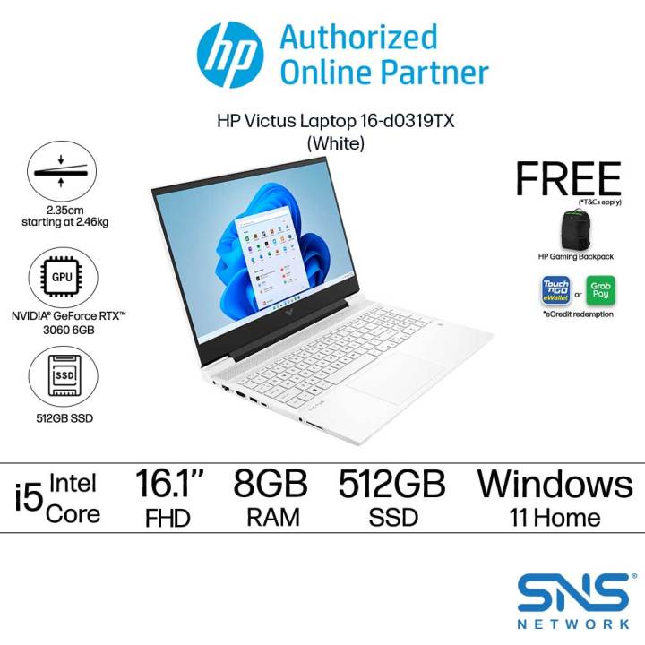 Hp Victus Laptop 16 D0319tx 161 Fhd I5 11400h 512gb 8gb Nvidia® Geforce Rtx™ 3060 6gb 1422