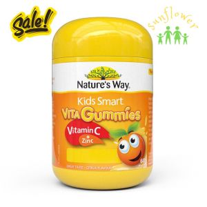 Kẹo dẻo gum vitamin C Vita Gummies Vitamin C + Zinc 60 viên Úc